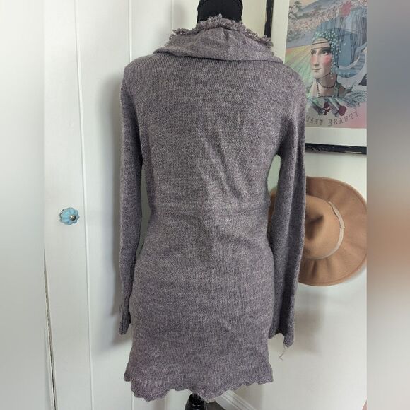 Odd Molly Alpaca Wool Fringe Cardigan Sweater sz MD EUC - Picture 6 of 14